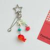 Y2K  Goldfish Phone Chain Cute Ocean Mobile Phone Lanyard Beaded Cellphone Hanging Rope Keychain Earphone Pendant