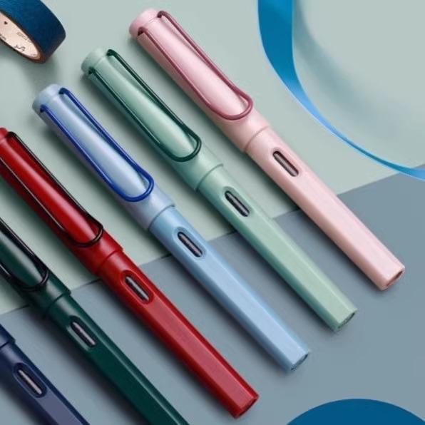 Morandi Fountain Pen Set with 5 Ink Cartridges - Perfect for Calligraphy Practice, Free Shipping