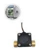 Water Flow Sensor With Hall Effect 1-30Lmin 175MPa For Household Appliances Water Treatment Equipment Brass Water Flow Sensor