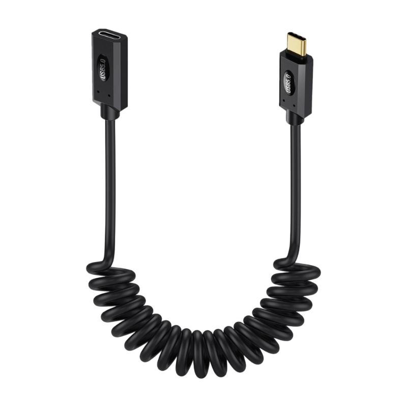 

USB5 Type C Extension Cable 80Gbps Data Transfer Double 8K Triple 16K144Hz Display 240W Charging for Laptops Monitors