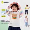 100% Cotton Dudu Home Kids' Spring T-shirts for Boys & Girls