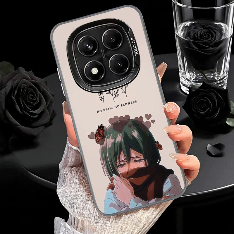 A-Attack On T-Titan Mikasa Soft Phone Case for Samsung Galaxy S24 S25 FE S26 Edge S23 Ultra S22 Plus S21 + Shockproof Cover Back
