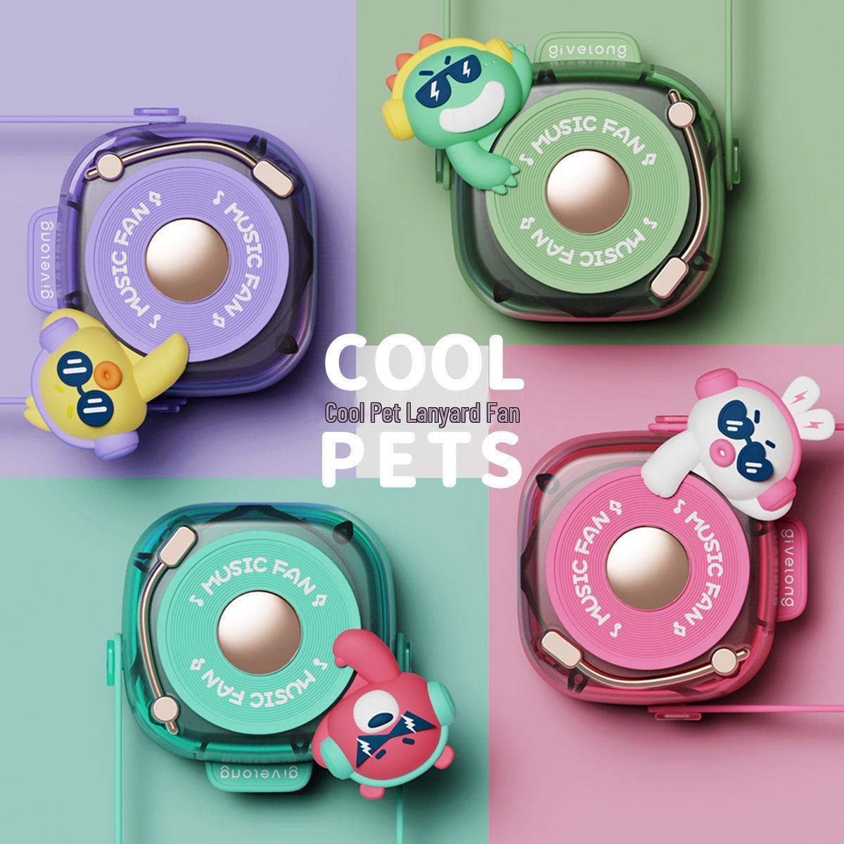 Portable USB Rechargeable Bladeless Neck Fan for Your Pet See Details
