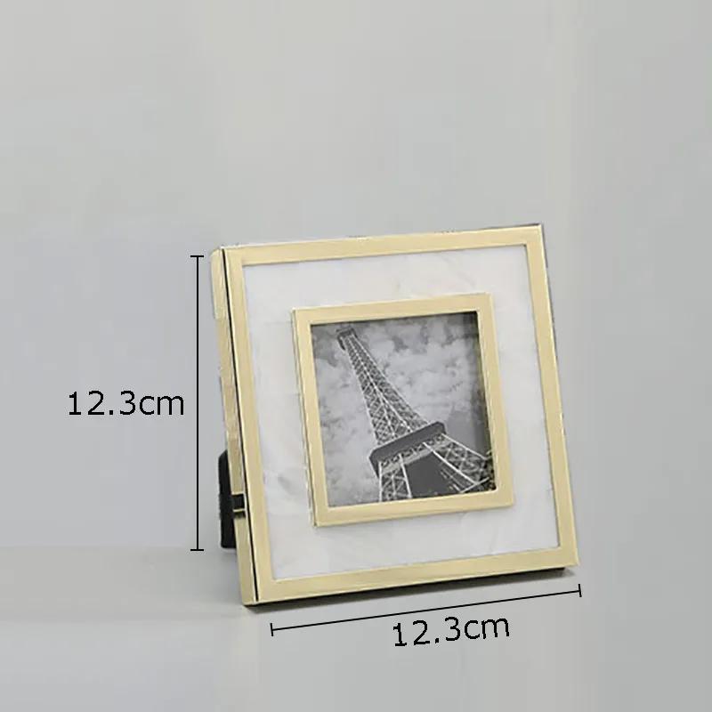 

Creative Shell Photo Frame Gold/silver Frames for Pictures Desk Decoration Figure Portrait Framed Ornaments Aesthetic Room Decor