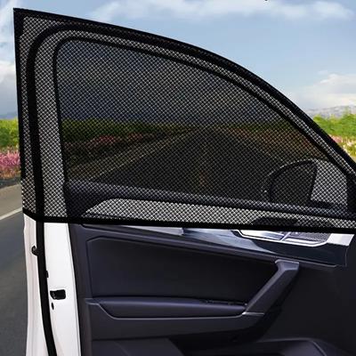 2 pezzi/4 pezzi di protezione solare per finestre auto, zanzariere, zanzariere, tende da sole, parasole/panno, protezione UV, calore, raffreddamento.