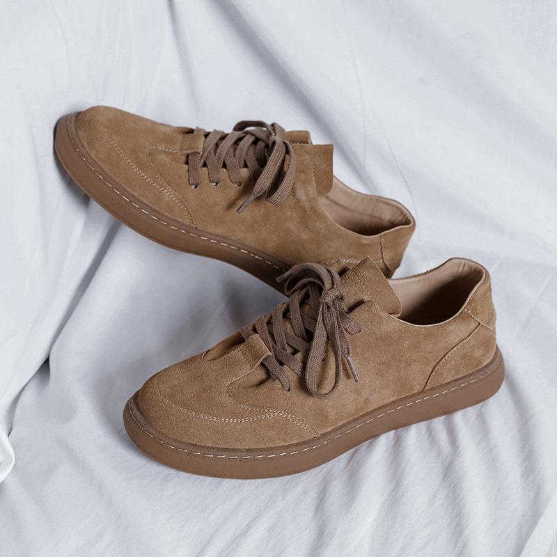 Fashion Handmade Brand Men Casual Shoes Genuine Leather Men Flats Oxford Shoes Luxury Quality Outdoor Shoes Men Sneakers