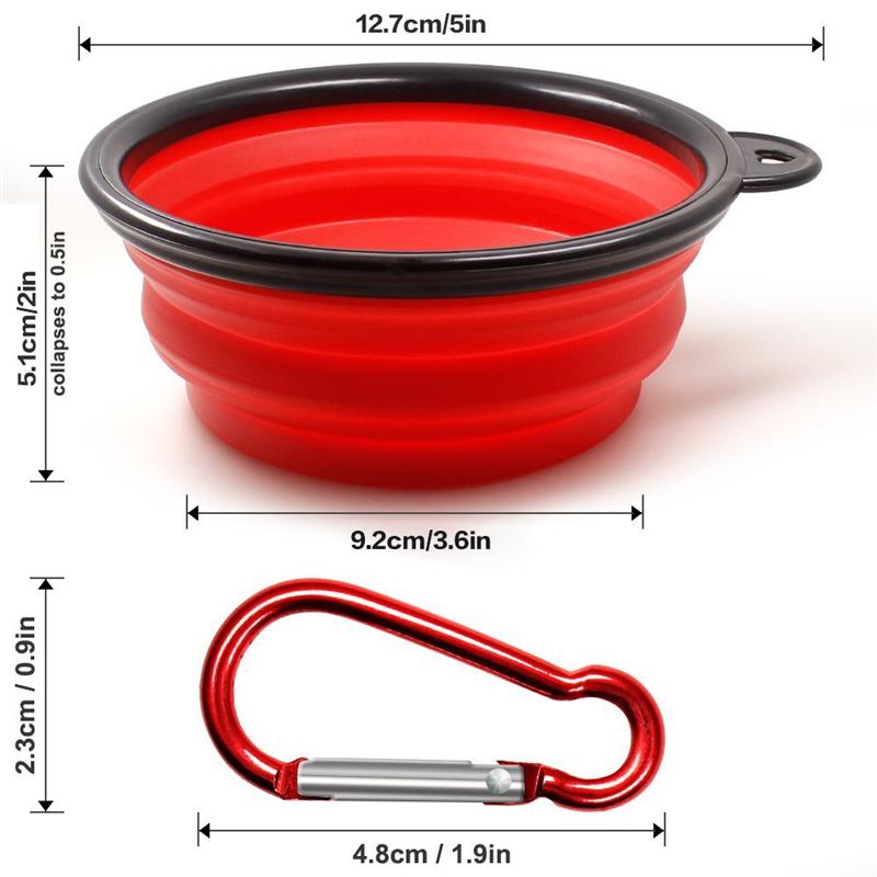 Silicone Folding Bento Box Collapsible Portable Lunch Box for Food Dinnerware Food Container Bowl For Children Adult by