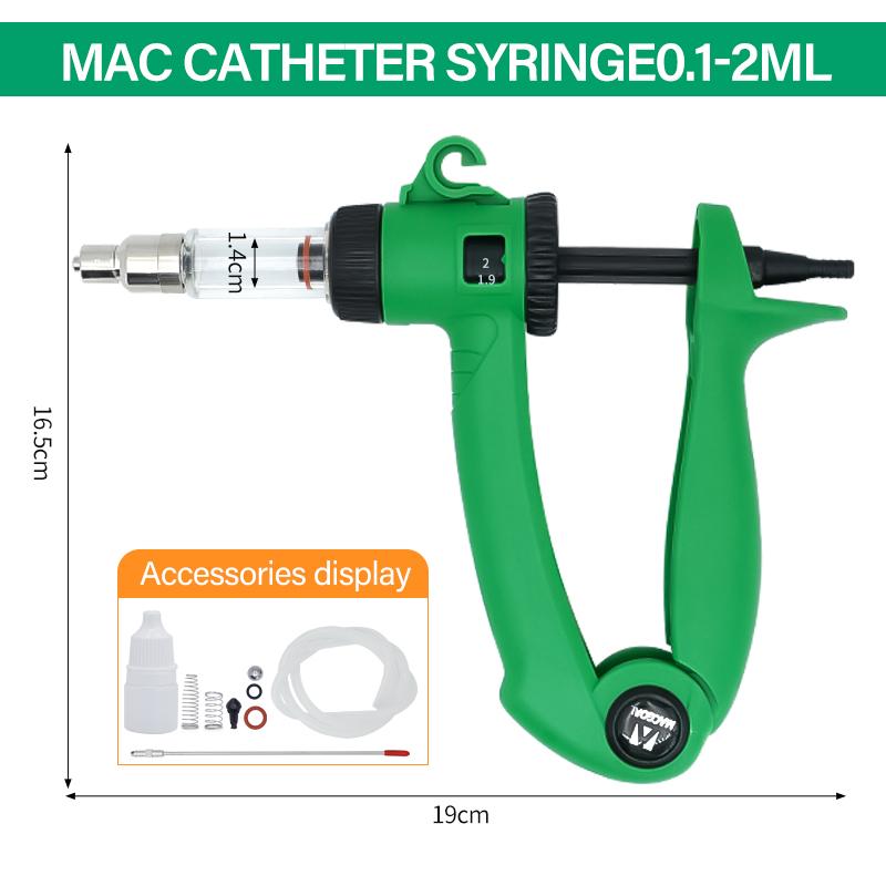 0,5-6 мл Ветеринарный непрерывный шприц для вакцинации животных, автоматический, регулируемый, непрерывный шприц для свиней, крупного рогатого скота, овец
