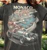 Monaco Vintage Race Car Comfort Colors® Tshirt, Retro Grand Prix Harbor Graphic Tee, Y2K Streetwear Motorsport Racing Gift