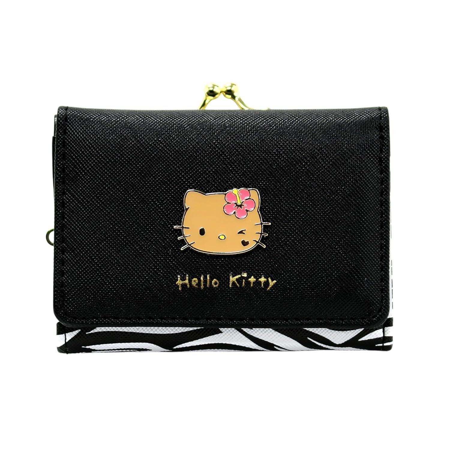 Ardi tri-fold wallet clasp animal Hello Kitty
