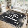 Linkin Park Design Crystal Velvet Carpet Cozy Non?Slip Printed Rug For Bedroom Living Room Entrance
