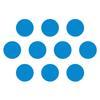 500PCS Small Blue Dot Stickers: Residue-Free Adhesive Labels for Journaling