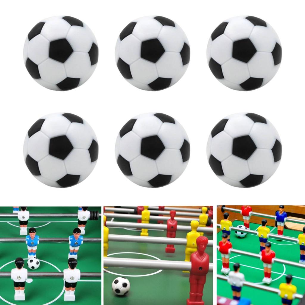 6 Mini Foosball Balls, Official Accessories, Replacement Balls for And Foosball.