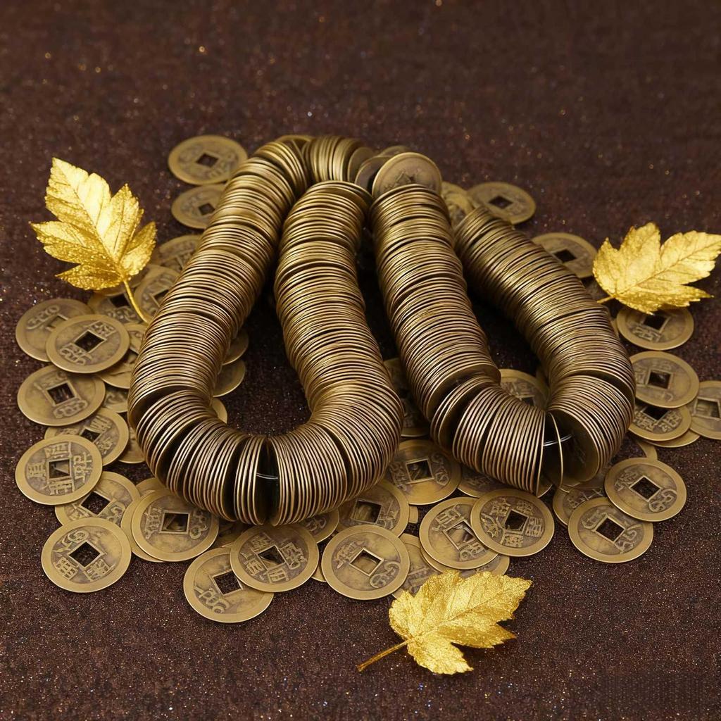 Antique-Style Copper Coins: Wudi, Shunzhi, Kangxi, Yongzheng, Qianlong Collection