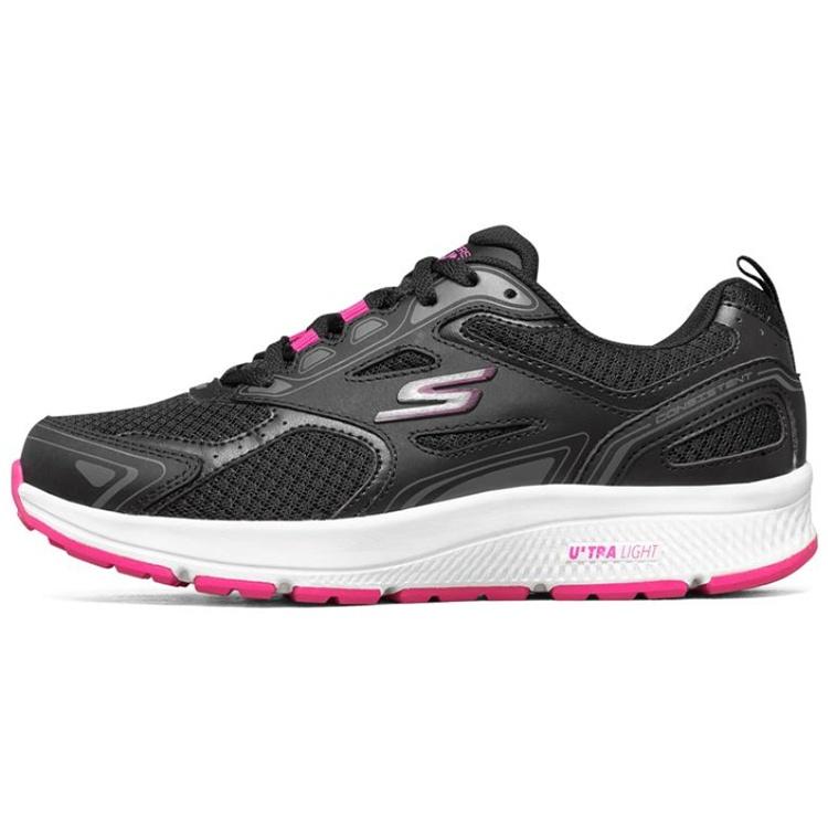 (WMNS) Skechers Go Run Consistent Black White Pink Women s 128075-BKPK EU 36