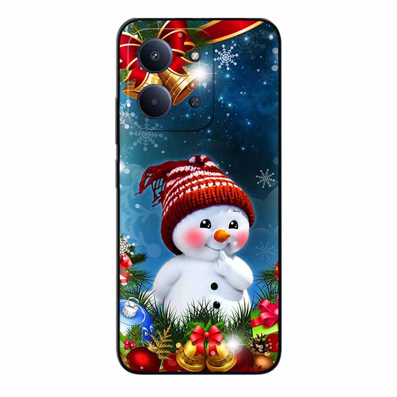 Christmas Phone Case For Redmi 15C 4G Global 171.5mm Case Black Silicone Bumper For Xiaomi Redmi15C 4G Cover 15C4G Cartoon Coque