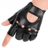 Unisex Synthetic Leather Half Fingerless Gloves for Riding Driving Fitness Gymnastics Motorcycle Equipment