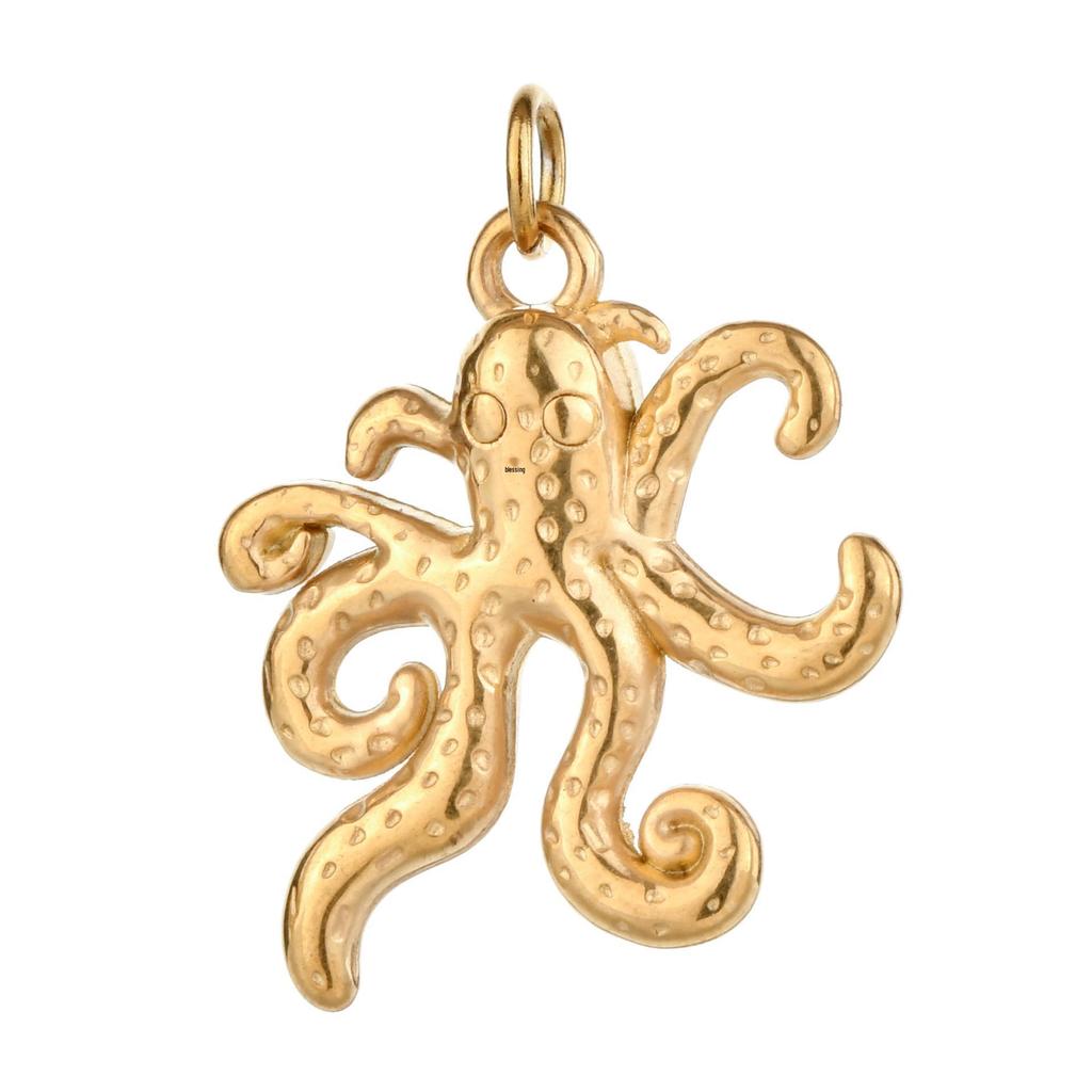 Stainless Steel Ocean Series Starfish Conch Pendant for DIY Bracelet & Necklace Fashion Accessories