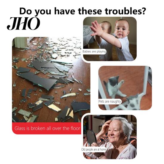Quick Installation Mirrors 100/200CM Soft Wall Mirror Waterproof Self-Adhesive Full Body Sheet Shatterproof Living Room Bedroom Bathroom Decoration