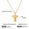 Stainless Steel Letter Necklace Pendant, High-end Collar Chain, Titanium Steel Jewelry for The Neck.