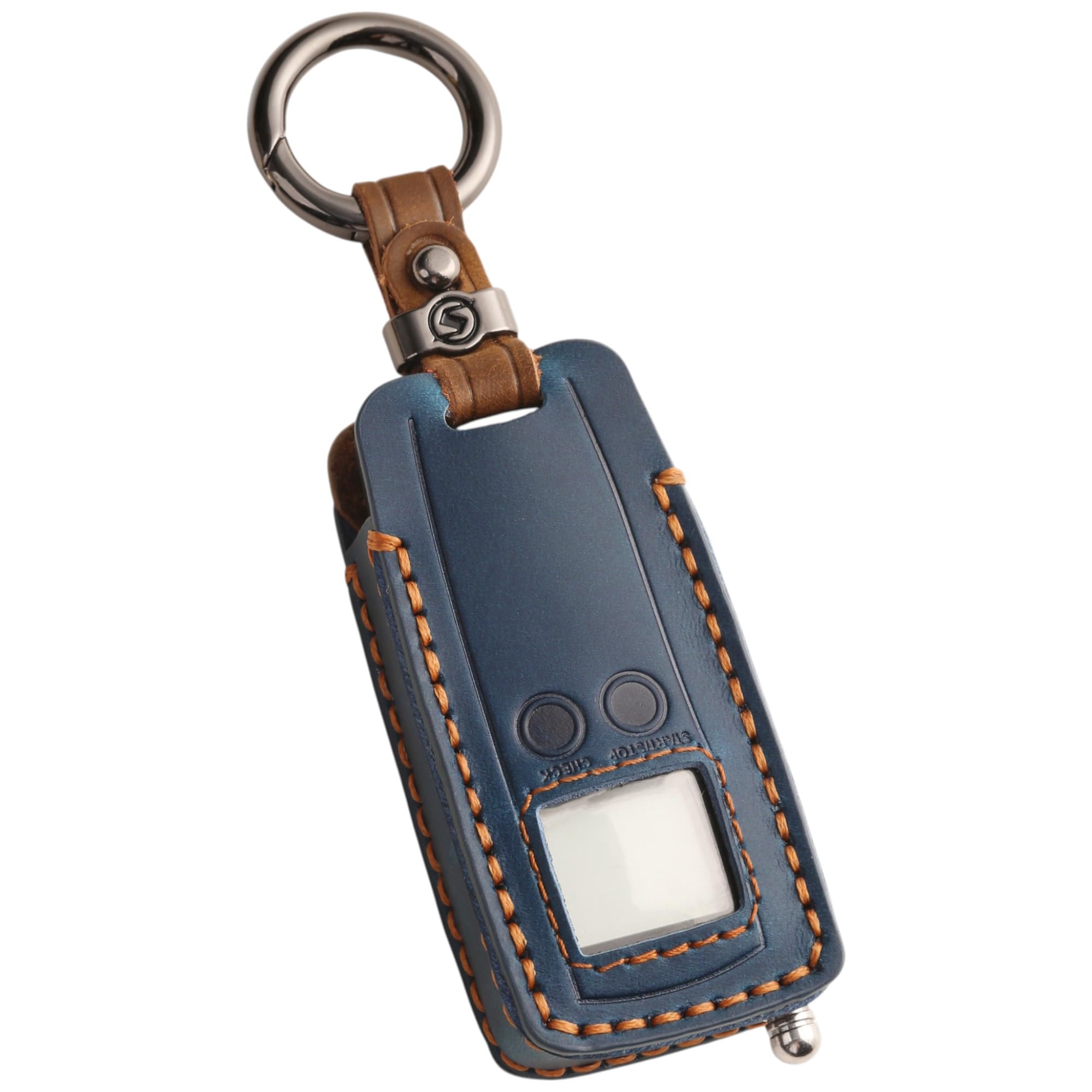 

smasol Suzuki Engine Starter Key Cover, Engine Starter Case, Remote Start for Jimny, Spacia, Hustler, and Alto (Engine Starter, Blue, 2-Button)