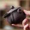 Purple Clay Treasure Bottle: Handmade Retro Ceramic Teapot for High-Grade Kung Fu Tea Tasting