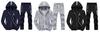 Aspersio Hooded Long Sleeve Sweatshirt Hoodie and Perfect for Sports and Sweatshirt with Hood and Fleece Perfect for and Street Running Jacket and