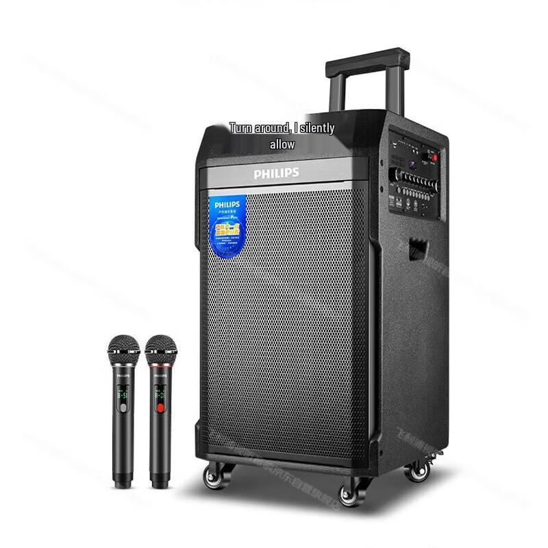 

Philips 15-inch Portable Bluetooth Karaoke Speaker