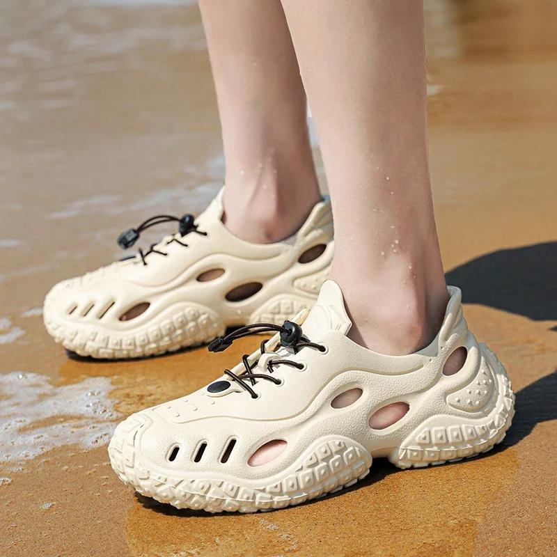 

Baotou Slippers Men s Summer Outer Wear Sports Beach Men s Outdoor Seaside Wading Sandals shoes for men 44 хакі