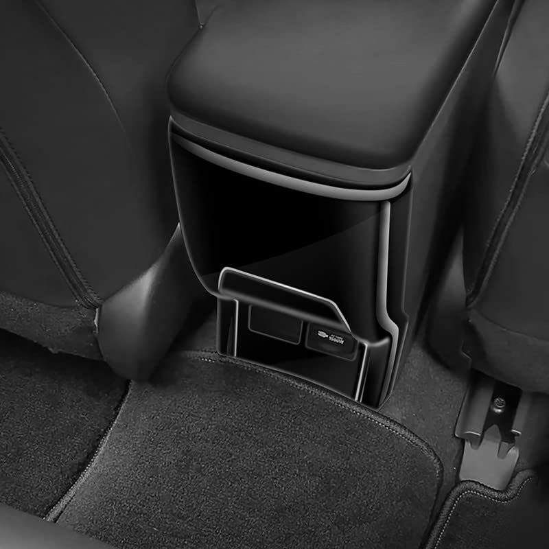 TADOKAPATU Toyota Prius 60 Series Kick Guard Rear Console ABS 1 Piano Model with PRIUS Cover, Stain-Resistant, Scratch-Resistant Cover, Resin, Piece,