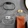 Wall Mounted Towel Ring Hook Rustproof Self-adhesive Towel Holder Hand Towel Holder  Bedroom Use