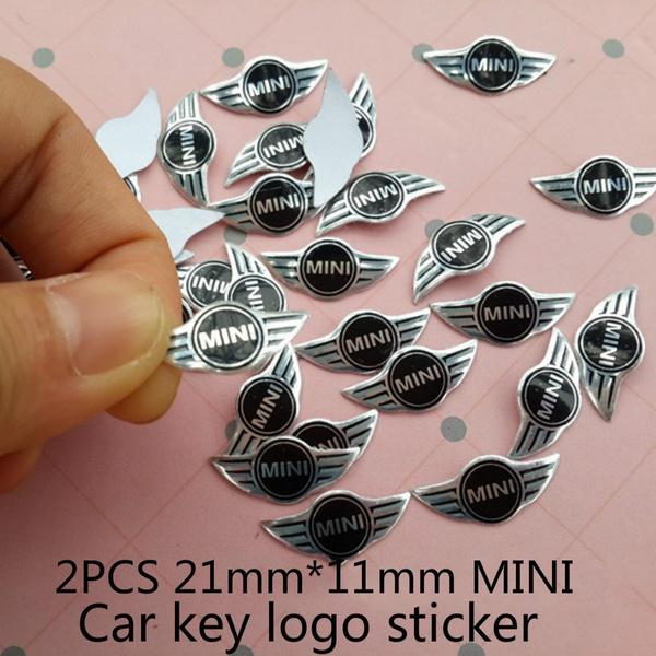 

2 шт., высокое качество, 21 мм * 11 мм, мини-брелок для ключей, логотип, эмблема, наклейка, автомобильный значок в виде ракушки, автоаксессуары