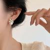 Chic And Shiny Faux Pearl Bow Earrings for Women - Luxury Jewelry for Weddings, Parties, Everyday Outings, Vacations, Valentine's Day, Anniversaries