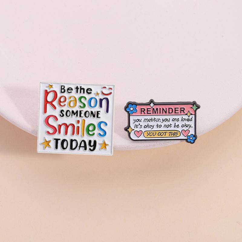 Custom Quote Enamel Pins Twas The Tism M'Lord Mental Health Reminders Funny Spanish Saying Brooches Lapel Badge Jewelry Gifts