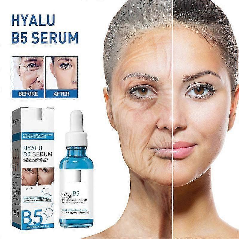3Pcs Anti-Aging Hyalu B5 Serum Anti-wrinkle Concentrate Repairing Serum 30ml