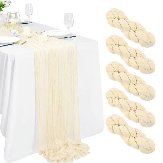 Bieżnik na stół Ekologiczny Obrus ochronny Odporny na zabrudzenia Wodoodporny Ręcznie robiony Bardzo długi Pokrowiec na stół jadalny Impreza