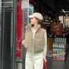 High-waisted Corduroy Vest Women's Autumn and Winter Vest Jacket Korean Version Bread Clothes New Thickened Short