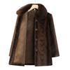Women's Fleece-Lined Winter Coat for Middle-Aged & Elderly - New Mink Velvet Style for Moms & Grandmas