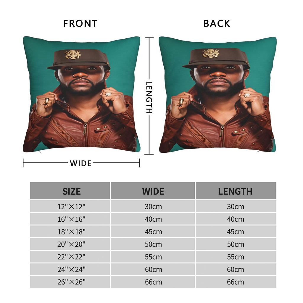 Fally ipupa Pillow Case Morden Pillow Cover Comfy Pillowcases For Sofa Couch Bed Living Room