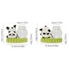 1PC Ornament Vibrant Vase Living Room Panda Gift Tea Table Ornament Desktop Hydroponic Home Adorn