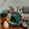 Pet Warm House Hamster Bed Cotton Nest Winter Rest Shelter Easy Cleaning Home Decoration Gift for Small Pets