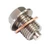M12x1.25/M14x1.5/M16x1.5 Tappo di Scarico Olio Magnetico Bullone di Scarico Coppa Olio con Rondella Ricambio Auto Tappo di Scarico Olio Motore