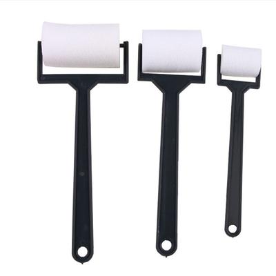 Craft Tool Sponge Paint Roller Brush For Children Draw 3pcs Craft Tool Roller Brush White Sponge Brush Plastic