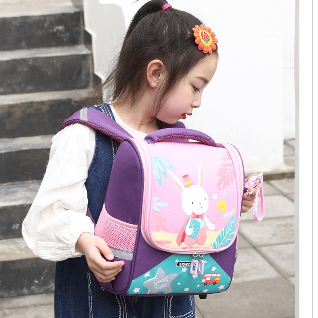 Cartoon Bag Weight Loss Massage Shoulder Straps Safe Waterproof Kids Bag for Outdoor School Home Tra