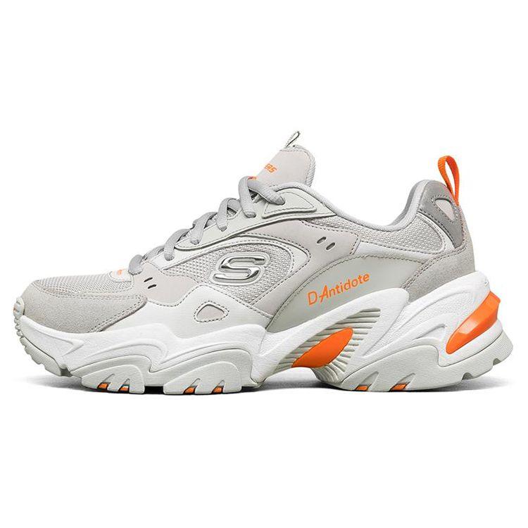 Skechers Stamina V2 Comfortable Versatile Low-Top Dad Shoes Women sneakers Light-Gray 66666343-LTGY 38.5
