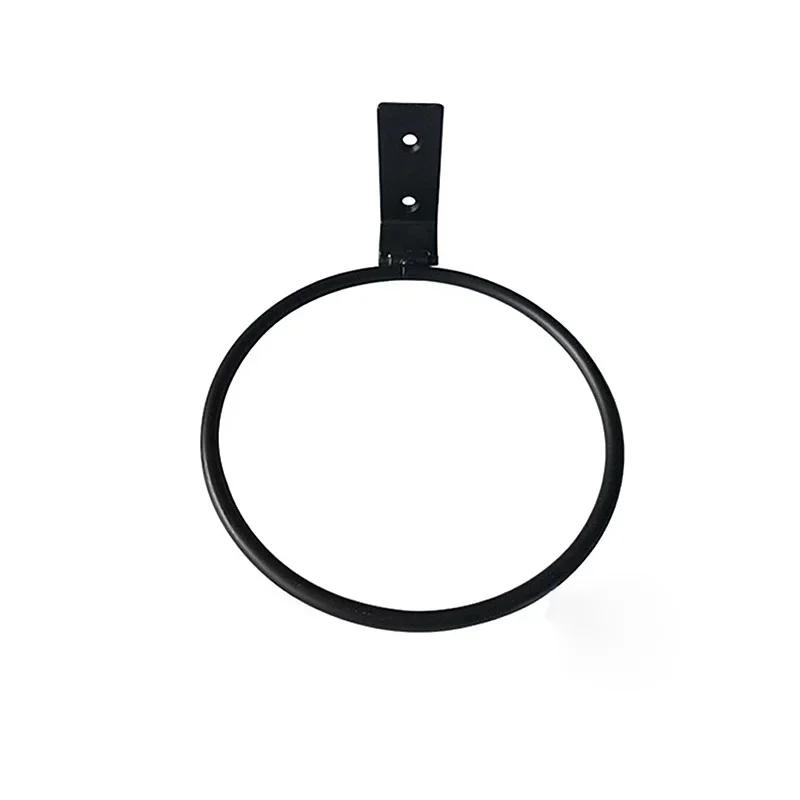 Flowerpot Holder Ring Balcony Planter Pots Tray Rack Bracket Metal Wall Mounted Plant Hanger Outdoor Indoor Home Decoration