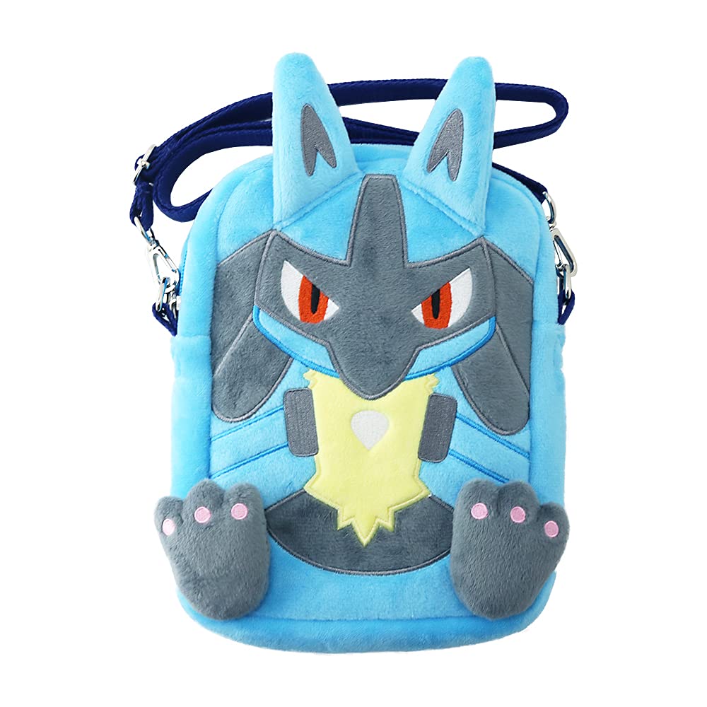 Lucario Plush Pouch Merchandise Pocket Monster Shoulder Bag Backpack Pokémon