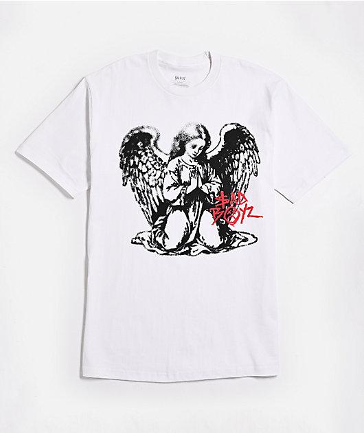 BOYZ By Junior H Praying Angel TShirt 100 Cotton Graphic Tee Unisex Women Summer Streetwear Top