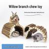 Natural Willow Branches Climbing Ladder & Bridge Toy for Hamsters & Rabbits