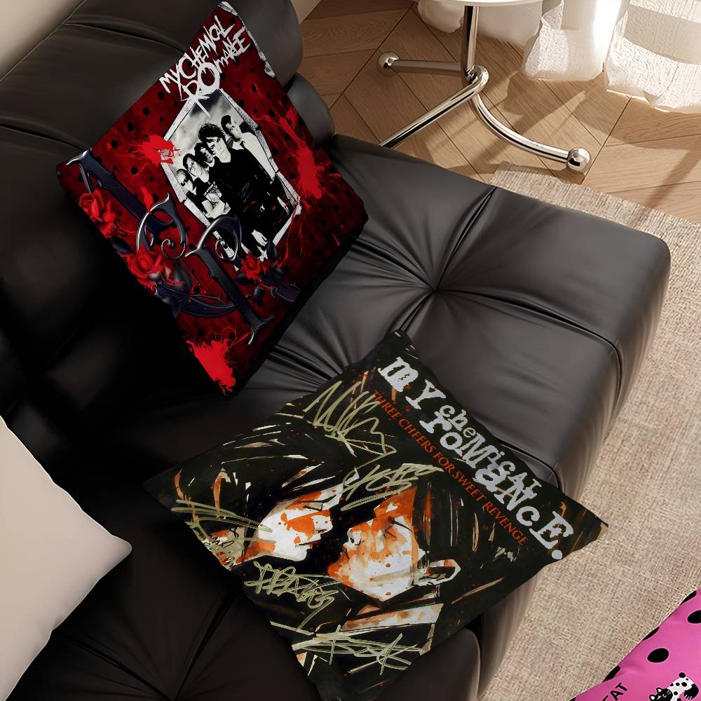 My Chemical Romance Band Pillowcase toon Gift Cushion Cover Bedroom Home Sofa Chair Seat Decor pillow case